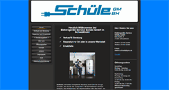 Desktop Screenshot of elektro-schuele.de
